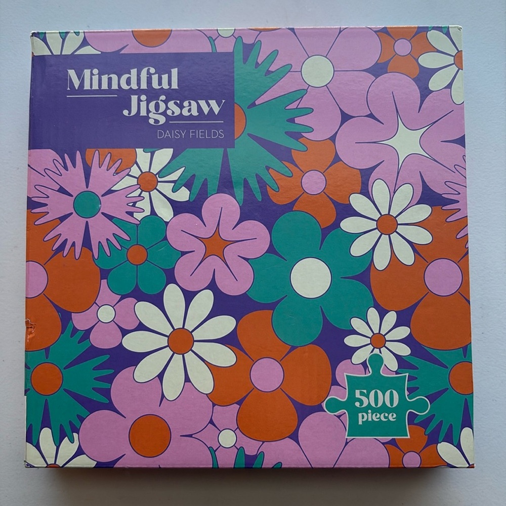 HINKLER Mindful Jigsaw Puzzle Daisy Fields 500 pieces